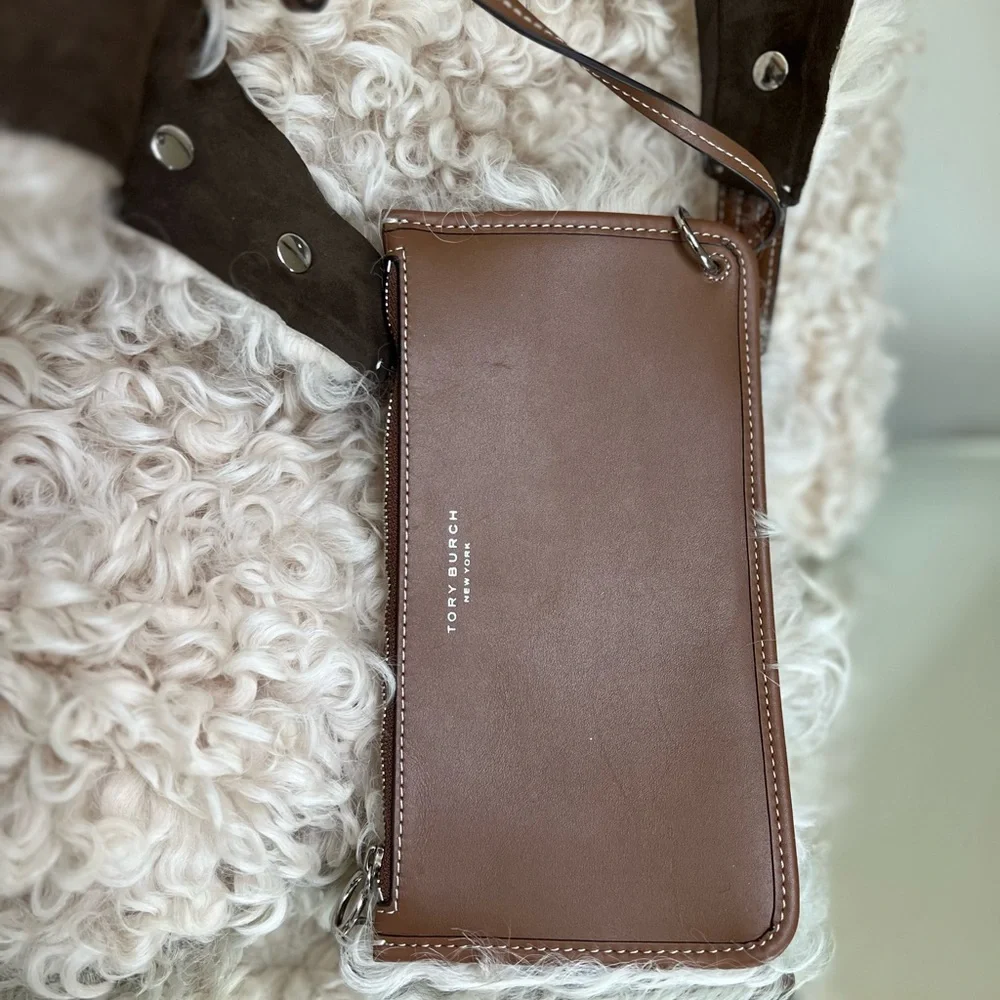 EUC Tory Burch Rory in Shearling tote $1,295